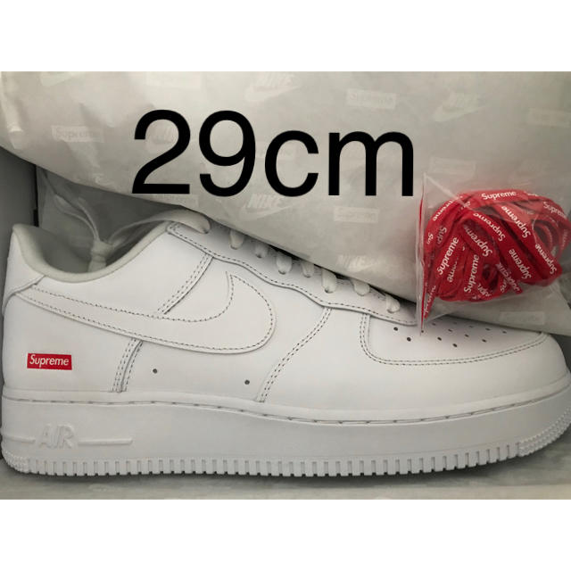 靴/シューズSupreme/Nike Air Force1 Low 29cm White