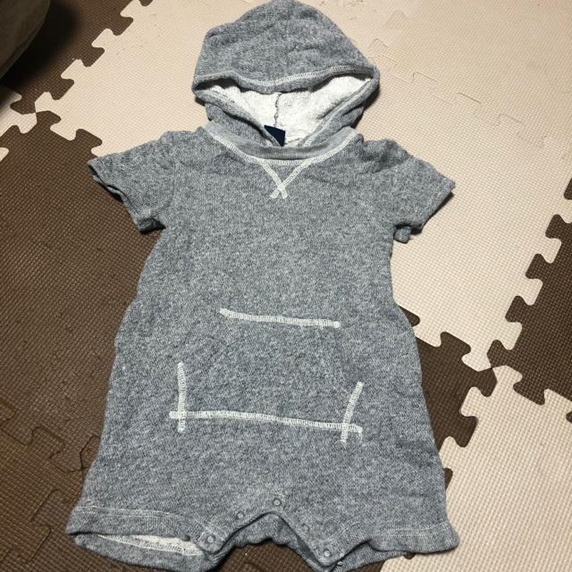 babyGAP(ベビーギャップ)のBaby Gap●スウェットカバーオールパーカー　 キッズ/ベビー/マタニティのベビー服(~85cm)(カバーオール)の商品写真