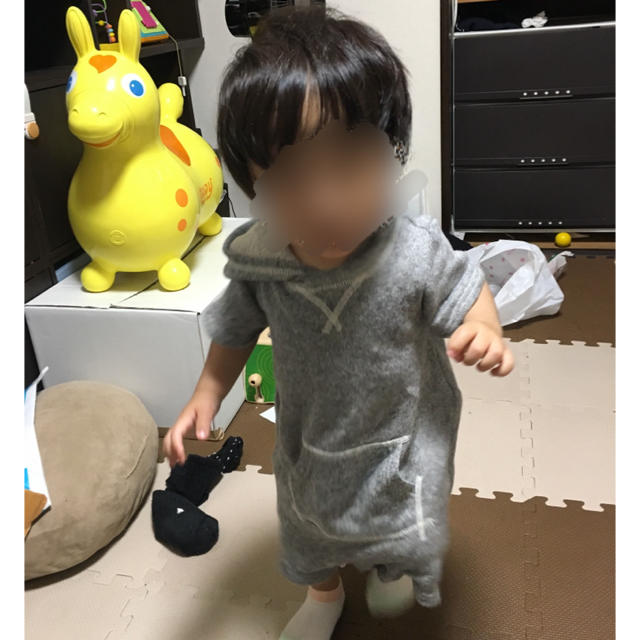 babyGAP(ベビーギャップ)のBaby Gap●スウェットカバーオールパーカー　 キッズ/ベビー/マタニティのベビー服(~85cm)(カバーオール)の商品写真