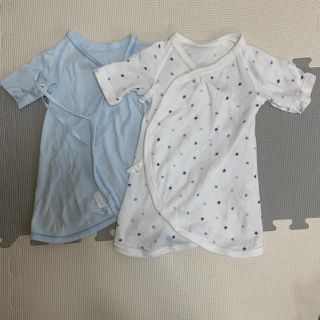 ユニクロ(UNIQLO)のユニクロ　新生児コンビ肌着　50-60(肌着/下着)