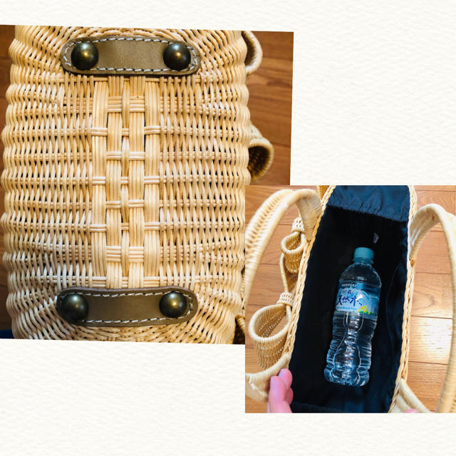 anatelier(アナトリエ)のアナトリエ   ラタン　リボンカゴバッグ レディースのバッグ(かごバッグ/ストローバッグ)の商品写真