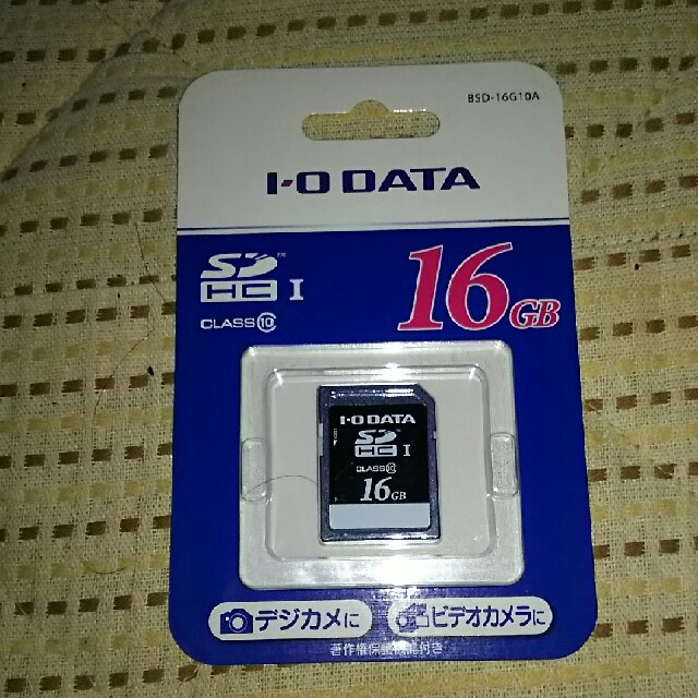 IODATA(アイオーデータ)のSDカード16GB スマホ/家電/カメラのPC/タブレット(PC周辺機器)の商品写真