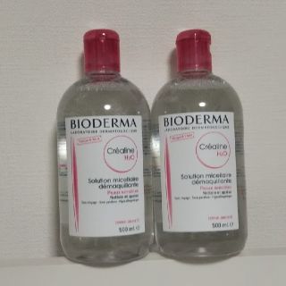 ビオデルマ(BIODERMA)の【2本セット】ビオデルマ　サンシビオ（Crealine）　H2O　D　500ml(クレンジング/メイク落とし)