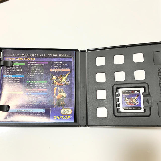 CAPCOM(カプコン)のモンスターハンターダブルクロス 3DS エンタメ/ホビーのゲームソフト/ゲーム機本体(携帯用ゲームソフト)の商品写真