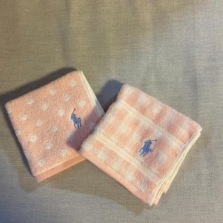 ラルフローレン(Ralph Lauren)の🎀ラルフローレン🏇タオルハンカチ2枚セット【新品】(ハンカチ)