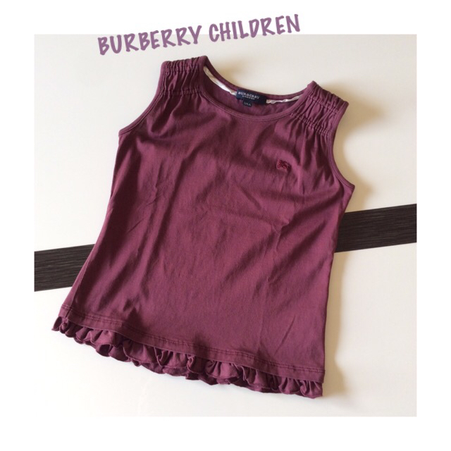 BURBERRY(バーバリー)の BURBERRY CHILDREN ⭐️タンクトップ カットソー トップス キッズ/ベビー/マタニティのキッズ服女の子用(90cm~)(Tシャツ/カットソー)の商品写真