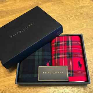 ラルフローレン(Ralph Lauren)の新品　　ラルフローレン　ハンドタオル2枚組(タオル/バス用品)