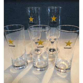 サッポロ(サッポロ)のサッポロ　ビールグラス　5個セット(グラス/カップ)