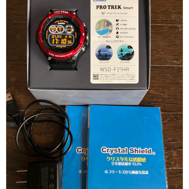 カシオPRO TREK  WSD-F21HR-RD