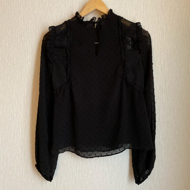 ZARA(ザラ)のレースブラウス レディースのトップス(シャツ/ブラウス(長袖/七分))の商品写真