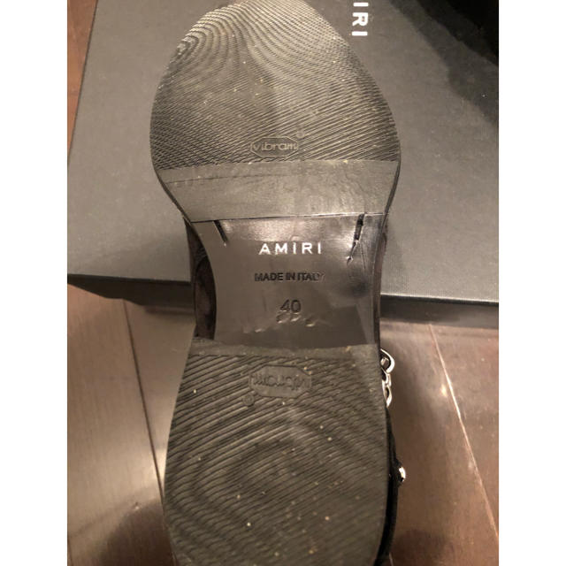 AMIRI アミリ バンダナ ストラップ リング ブーツ サンローラン AMIRI アミリ バンダナ ストラップ リング ブーツ サンローラン