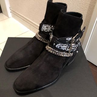 AMIRI アミリ バンダナ ストラップ リング ブーツ サンローラン