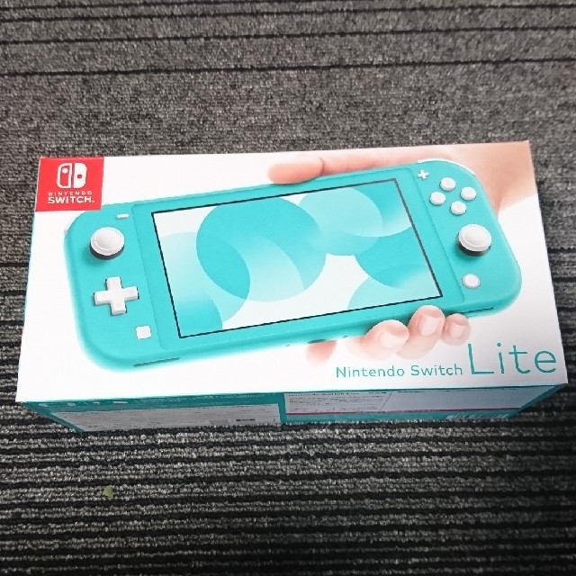 ゲームソフト/ゲーム機本体Switch Lite 本体 ターコイズ SDカード(128GB) 付