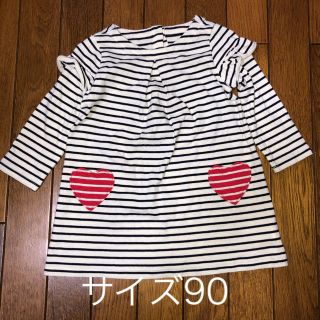 ベビーギャップ(babyGAP)のbaby GAPのボーダーワンピース(ワンピース)