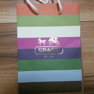 コーチ(COACH)のCOACH☆11月5日まで取り置き(ショップ袋)