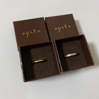 agete - agete ペアリングの通販 by @|アガットならラクマ