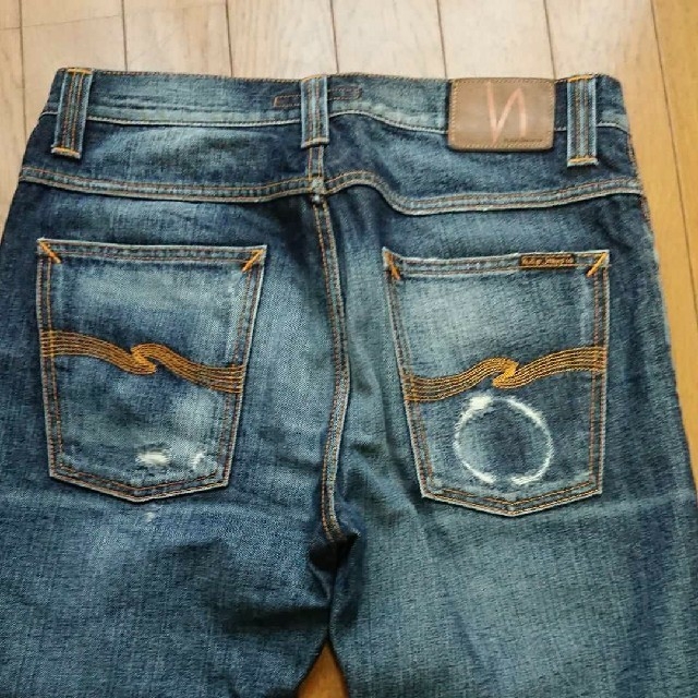 Nudie Jeans(ヌーディジーンズ)のジーナ様専用 ヌーディージーンズ STRAIGHT ALF size 32 メンズのパンツ(デニム/ジーンズ)の商品写真