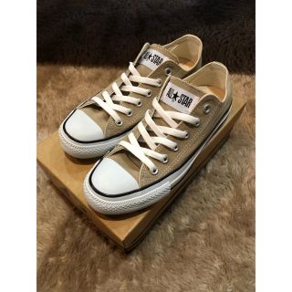 コンバース(CONVERSE)のconverseベージュスニーカー(スニーカー)