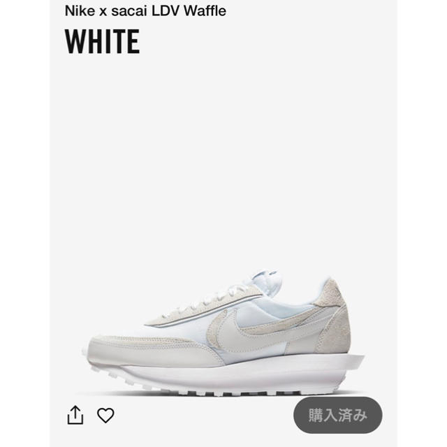 sacai × NIKE LDV WAFFLE27.5cm