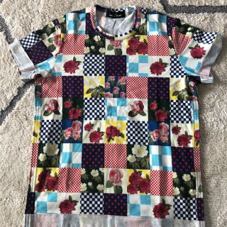 コムデギャルソン(COMME des GARCONS)の月月様用【試着のみ】コムデギャルソン花柄Tシャツ(Tシャツ(半袖/袖なし))