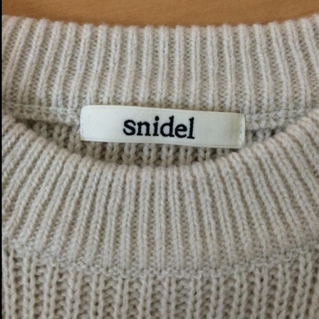 SNIDEL(スナイデル)のsnidel ニットワンピース レディースのワンピース(ミニワンピース)の商品写真