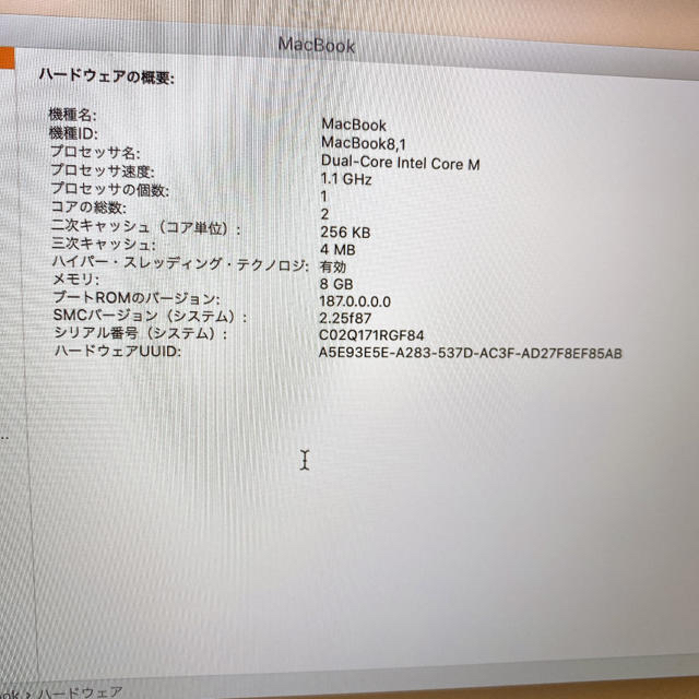 APPLE MacBook 2015/12インチ/MK4M2J/A 3