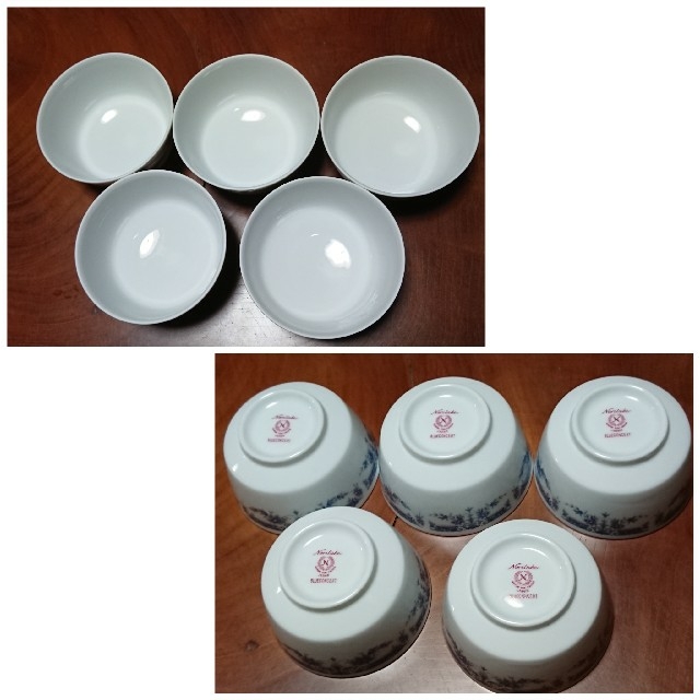 Noritake(ノリタケ)の【未使用・美品】Noritake(ノリタケ)／うま煮鉢／煮物鉢／中鉢／5客揃 インテリア/住まい/日用品のキッチン/食器(食器)の商品写真