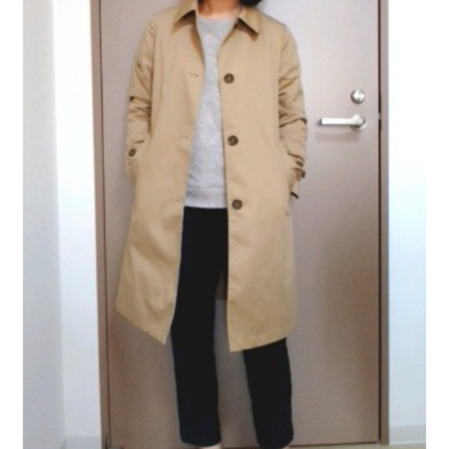 MUJI (無印良品)(ムジルシリョウヒン)の無印　ステンカラーコート　撥水 レディースのジャケット/アウター(スプリングコート)の商品写真