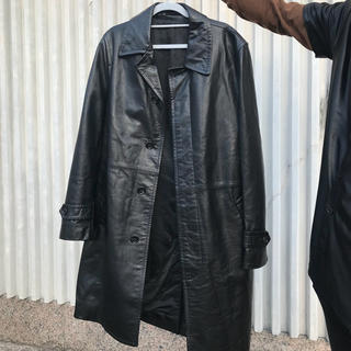 【希少】COMME des GARCONS HOMME レザージャケットコート身幅56