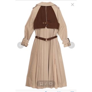 アメリヴィンテージ(Ameri VINTAGE)のVARIOUS BACK PLEATS TRENCH(トレンチコート)