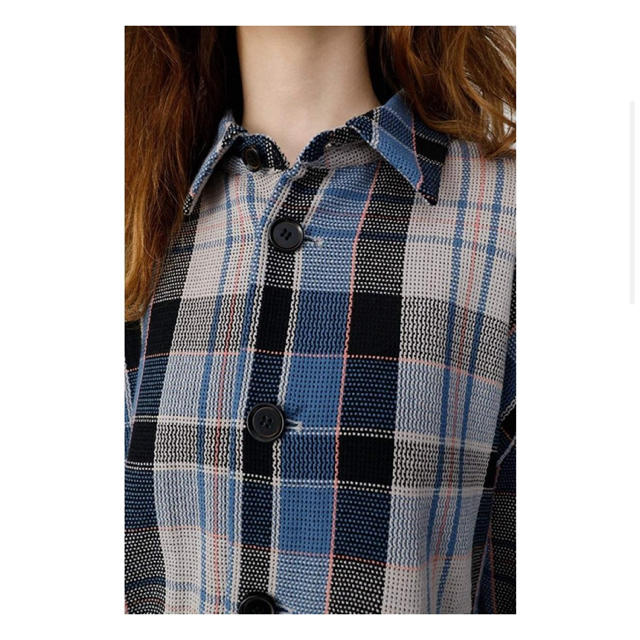 moussy(マウジー)のmoussy OVER CHECK SHIRT ジャケット  レディースのジャケット/アウター(その他)の商品写真