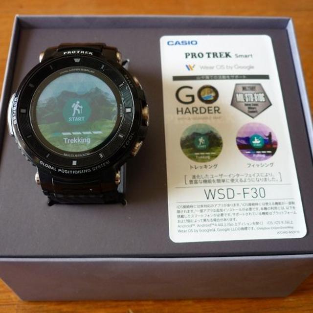 CASIO プロトレック スマートウォッチ(WSD-F30-BK) -