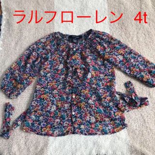 ラルフローレン(Ralph Lauren)のラルフローレン  シフォンチュニック　4T(ワンピース)