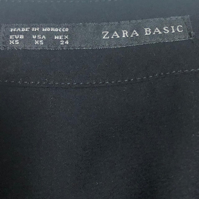 ZARA(ザラ)のZARA  ワンピース  黒  XS レディースのワンピース(ひざ丈ワンピース)の商品写真