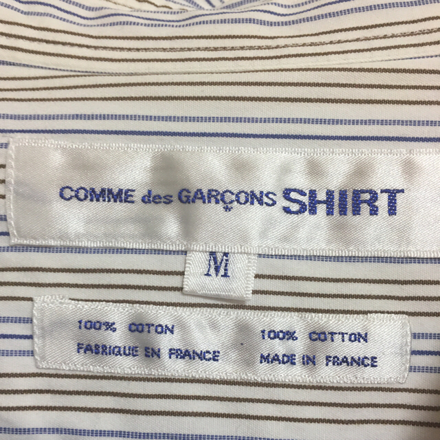 COMME des GARCONS(コムデギャルソン)のmaster様専用COMME des GARCONS SHIRTストライプシャツ メンズのトップス(シャツ)の商品写真