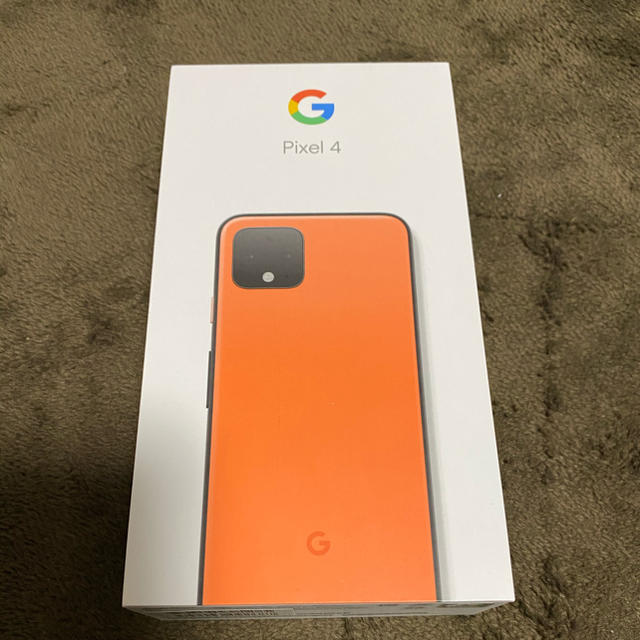 Google Pixel4 限定色オレンジ 未使用 SIMロック解除済みスマートフォン/携帯電話
