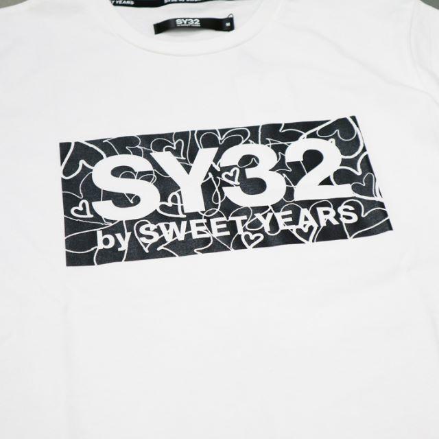 新品【SY32 by SWEETYEARS】BOX LOGO TEE