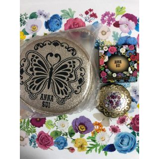 アナスイ(ANNA SUI)のアナスイ　パウダーファンデーション&ケース&コスメポーチ(ファンデーション)