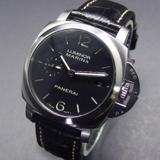 パネライ(PANERAI)の美品 O番 パネライ PAM00392 ルミノール1950 42mm ３days(腕時計(アナログ))