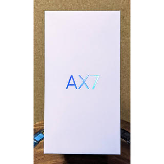 アンドロイド(ANDROID)のOPPO AX7 64GB ゴールド　新品(スマートフォン本体)