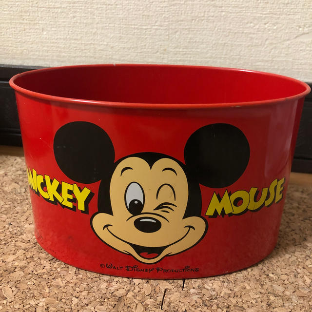 Disney 昭和レトロ ミッキー ファンシーbox ゴミ箱 小物入れに の通販 By 大福 ディズニーならラクマ