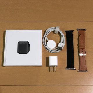 アップルウォッチ(Apple Watch)のApple Watch Series 3 GPSモデル 38mm スペースグレイ(腕時計(デジタル))