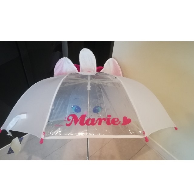 Disney(ディズニー)のMarie マリーちゃん 耳付き傘 47cm キッズ/ベビー/マタニティのこども用ファッション小物(傘)の商品写真