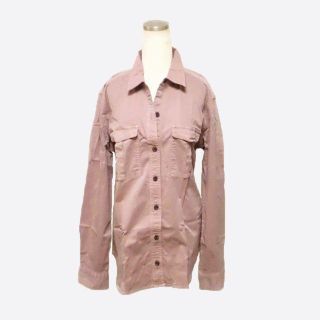 アバクロンビーアンドフィッチ(Abercrombie&Fitch)の★新品★アバクロンビー&フィッチ★ツイルミリタリーシャツ (Pink/M)(シャツ/ブラウス(長袖/七分))