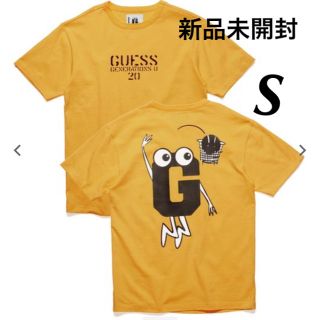 ジェネレーションズ(GENERATIONS)の新品　GUESS x GENERATIONS  Tシャツ　マスタード　S(Tシャツ/カットソー(半袖/袖なし))