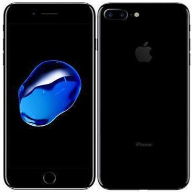 Apple(アップル)の新品 iPhone7 Plus 32GB ジェットブラック 国内版シムフリー スマホ/家電/カメラのスマートフォン/携帯電話(スマートフォン本体)の商品写真