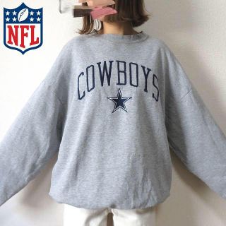 サンタモニカ(Santa Monica)の90s NFL COWBOYS 刺繍ロゴ スウェット トレーナー 古着女子(トレーナー/スウェット)