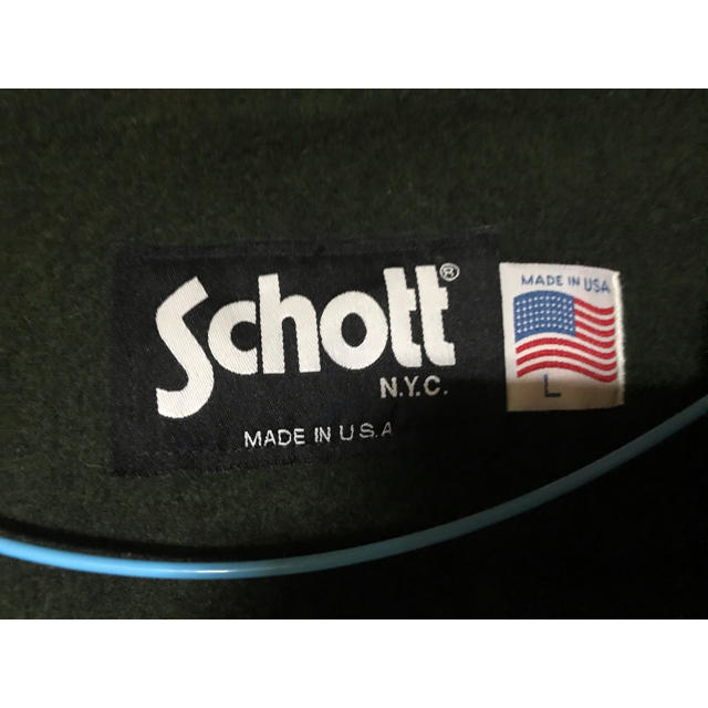 schott(ショット)の【schott】ダッフルコート/グリーン メンズのジャケット/アウター(ダッフルコート)の商品写真