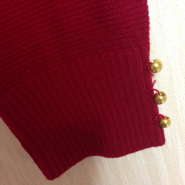 Kastane(カスタネ)の赤ニット レディースのトップス(ニット/セーター)の商品写真