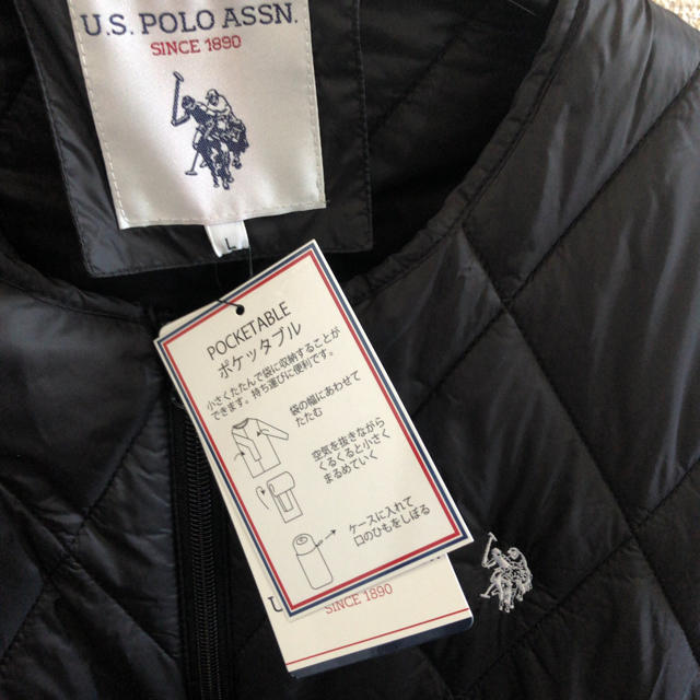 POLO RALPH LAUREN(ポロラルフローレン)の【新品タグ付き】U.S.POLO ノーカラーアウター レディースのジャケット/アウター(ダウンジャケット)の商品写真